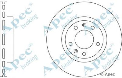 APEC BRAKING dsk557 -  Тормозной диск